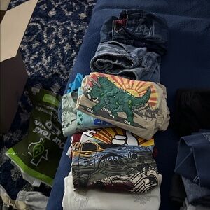 Size7-boys Graphic Jean/shirt set